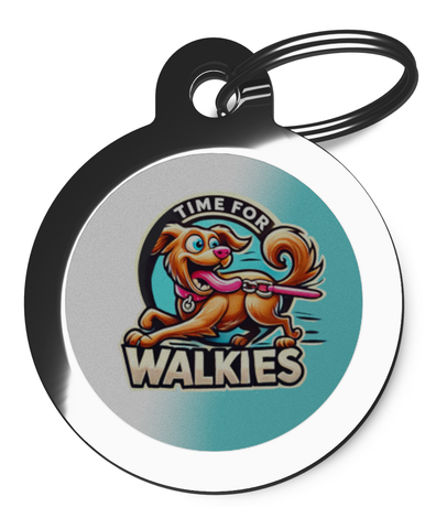 Time For Walkies Tag for Dogs