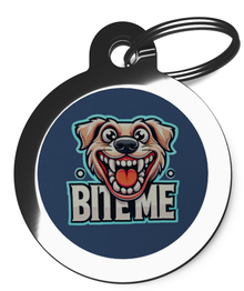 Bite Me Dog Dog Tag