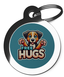 Free Hugs Pet Tag