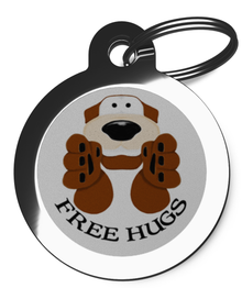 Free Hugs Pet Tag