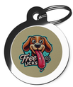 Free Licks Dog Dog Tag 