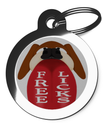 Free Licks Dog Dog Tag 