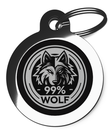 99% Wolf Dog Dog Tag