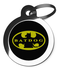 Batdog 2 Dog ID Tag