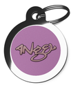 Pink Angel Dog Tag for Dogs