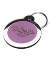 Pink Angel Dog Tag for Dogs