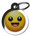 Smiley Face Pet Tag