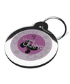 Pink Canine Casino Pet Tag