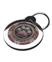 Pink Canine Casino Pet Tag