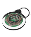 Green Canine Casino Tags for Dogs