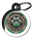 Green Canine Casino Tags for Dogs