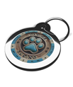 Blue Canine Casino Dog Identification Tag