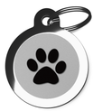 Paw Print Identification Dog Tag