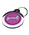 Pink Bone 2 Tag for Dogs