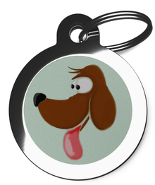 Happy Dog 2 ID Tag for Dogs