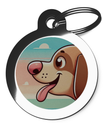 Happy Dog 2 ID Tag for Dogs