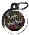 Fun Happy New Year Pet Tag