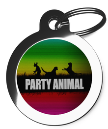 Party Animal Dog ID Tag
