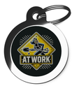 At Work Dog ID Tag