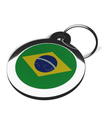 Brazil Flag Dog ID Tag