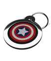 Captain America - Superhero Themed Dog ID Tags