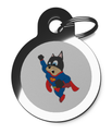 Flying Supercat Name ID Tag