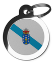 Galicia Flag Pet ID Tag