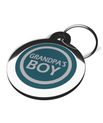 Grandpa's Boy Pet ID Tag