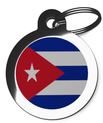 Cuban Flag Dog ID Tag