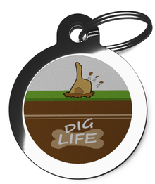 Dig Life Pet ID Tag