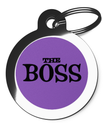 The Boss Dog ID Tag