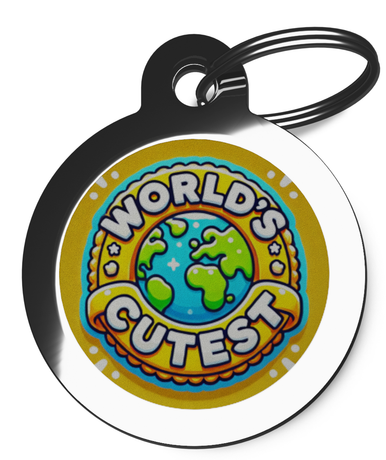 World's Cutest Dog ID Tag