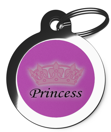 Cute Princess Pet ID Tags