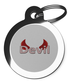 Devil Pet Identity Tag