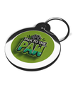 Funny Talk To The Paw Pet ID Tag