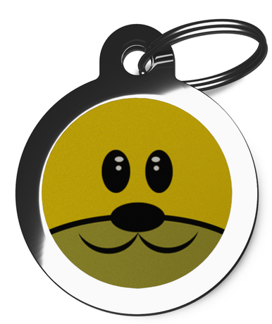 Cute Doggie Face 1 Pet Tag 