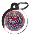 Popular Pooch Pet Identification Tag