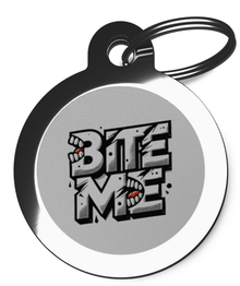 Bite Me Pet Identity Tag