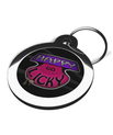 Happy Go Licky Engraved ID Tags