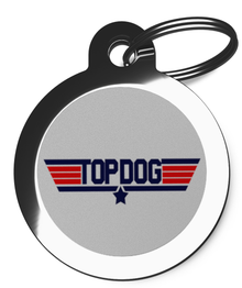 Top Dog Engraved Dog Tags