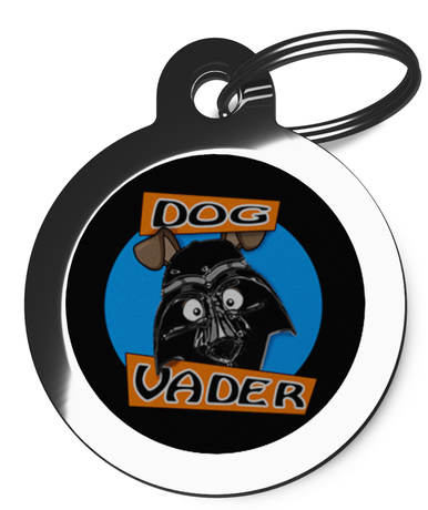 Dog Vader Pet Identification Tag