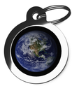 Planet Earth Engraved Tags for Dogs