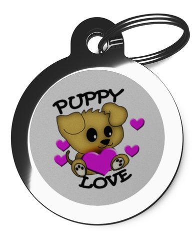 Cute Puppy Love Tag for Dogs