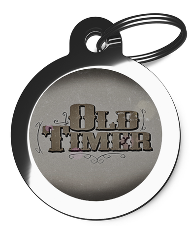 Old Timer Engraved Pet ID Tags