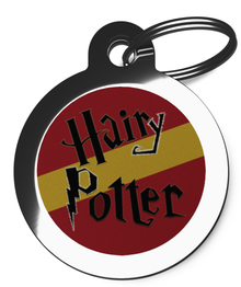 Hairy Potter Dog ID Tag 