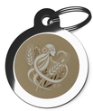 Virgo Astrology Pet Tags