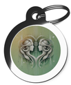 Gemini Astrology Pet ID Tag