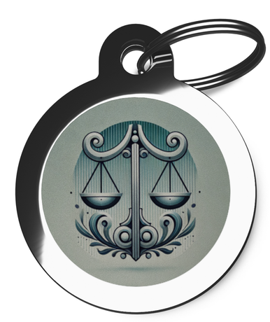 Libra Astrology Dog Tag for Pets