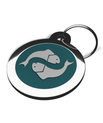 Pisces Star Sign Dog Tag for Pets