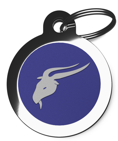 Capricorn Star Sign Dog Tag for Dogs